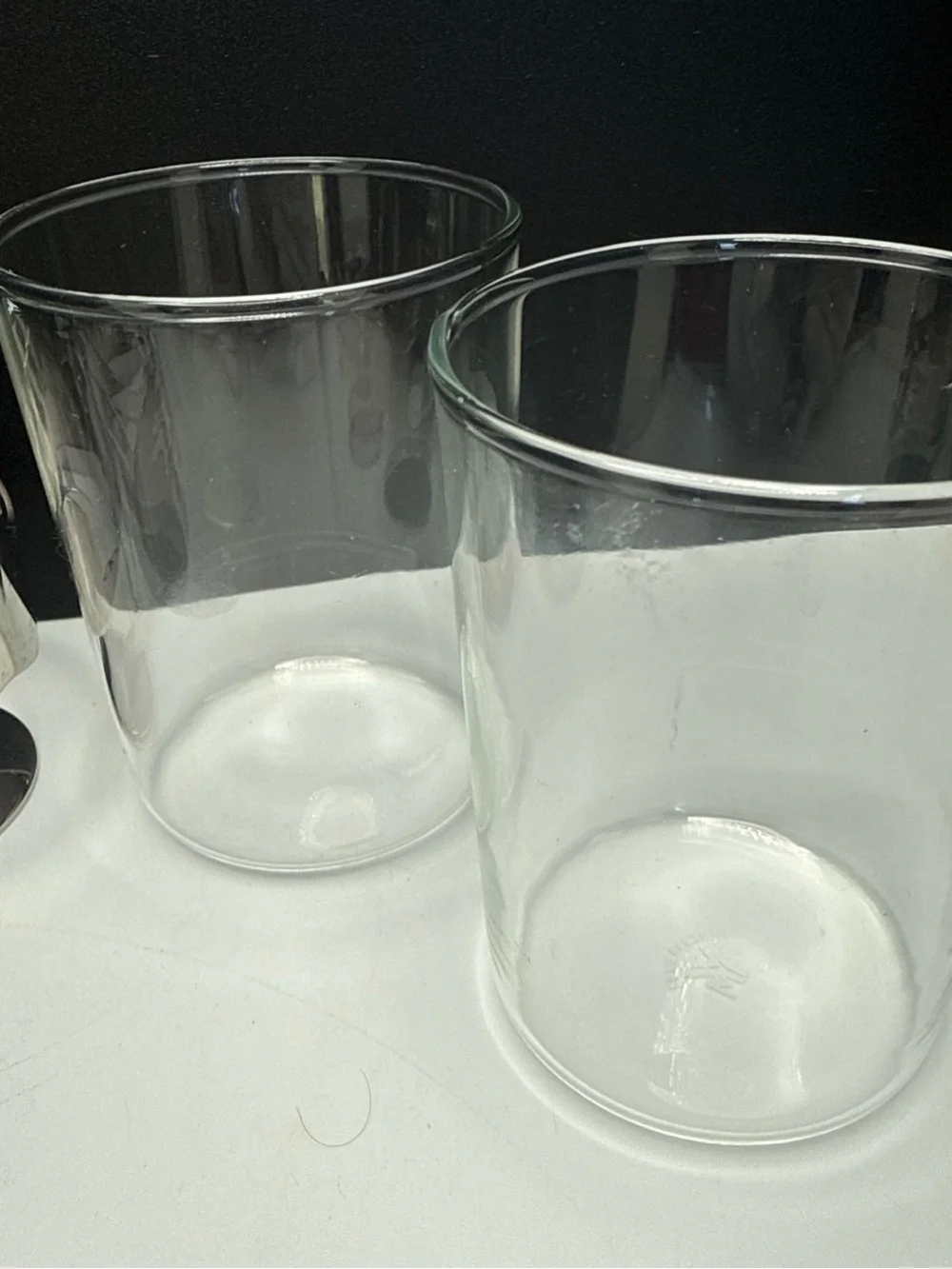 Vintage WMF Cromargan Celestial Tea Set of 2‎ Stainless Steel GERMANY